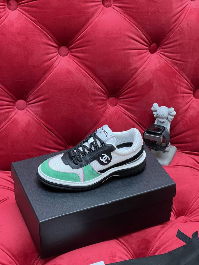 Exclusive Real Shot Top-Tier Chanel New Panda Sneakers Chanel 2025Ss Hot Panda