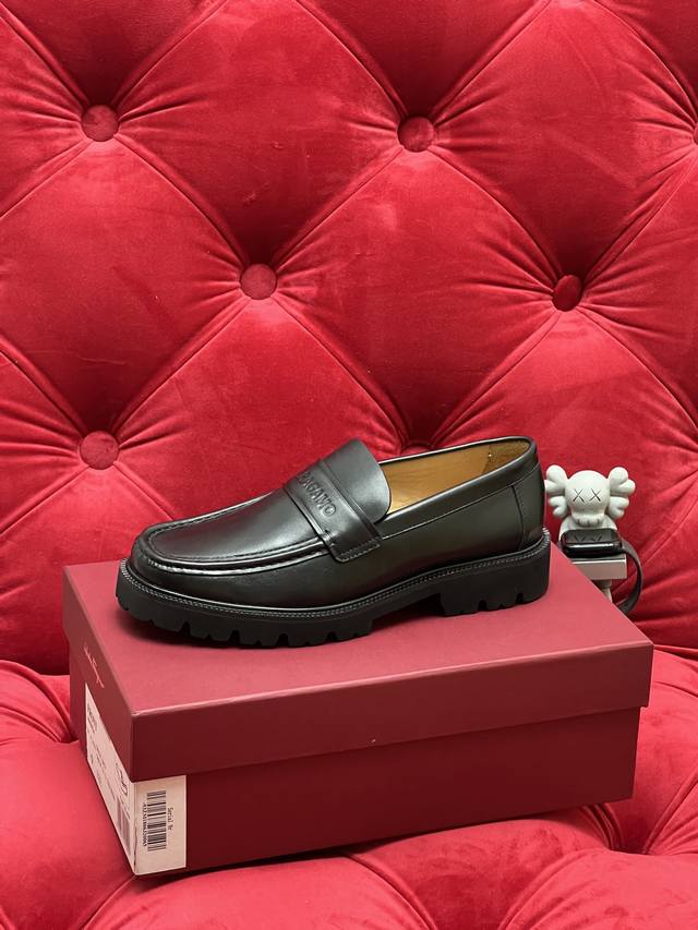 Exclusive Real Shot Top-Tier Version 25Ss New Ferragamo Men's Premium Loafers, T