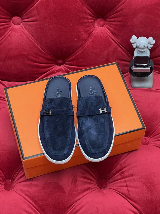 Women's & Men's Exclusive Real Shot High-Version Herme*26Ss Autumn/Winter New L