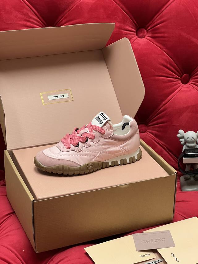 Exclusive Real Shots Top-Tier Version Miu Miu 26Ss Spring/Summer New Runway Miu