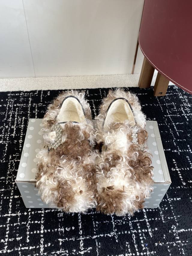 Retail Item Birkenstock 25Ss Autumn/Winter Wool Trendy Fashion Casual Shoes with