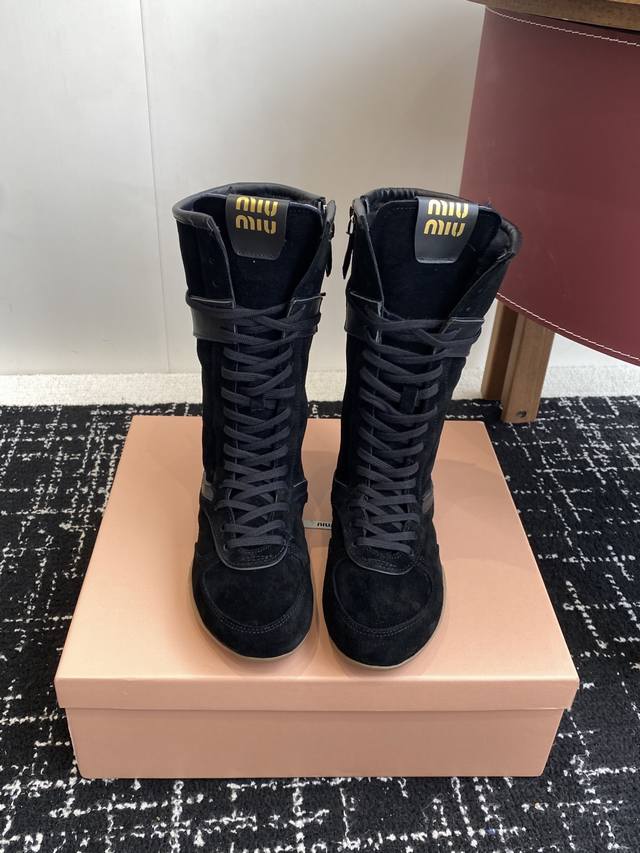 Retail-grade Miu Miu 25Ss Spring/Summer New Runway Miu Miu German Training Boxin