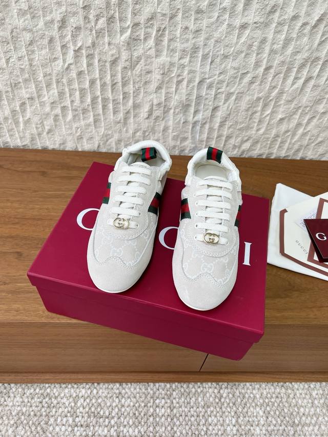 G100 Gucci 26Ss Spring/Summer New Flat German Training Shoes Lightweight design