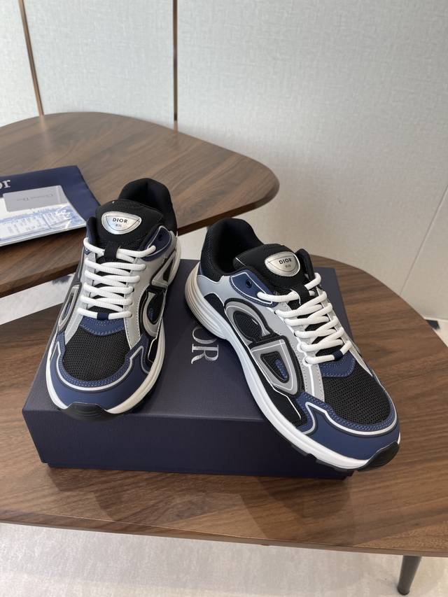 High-volume Dior B30 Countdown Knit Casual Sneakers (Original Purchase and Deve