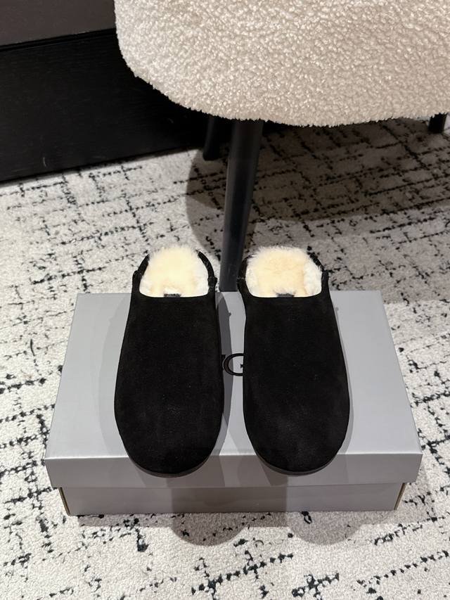 Ugg 25 New Style Low-Cut Casual Slip-On Shoes The upper is made of suede, with a