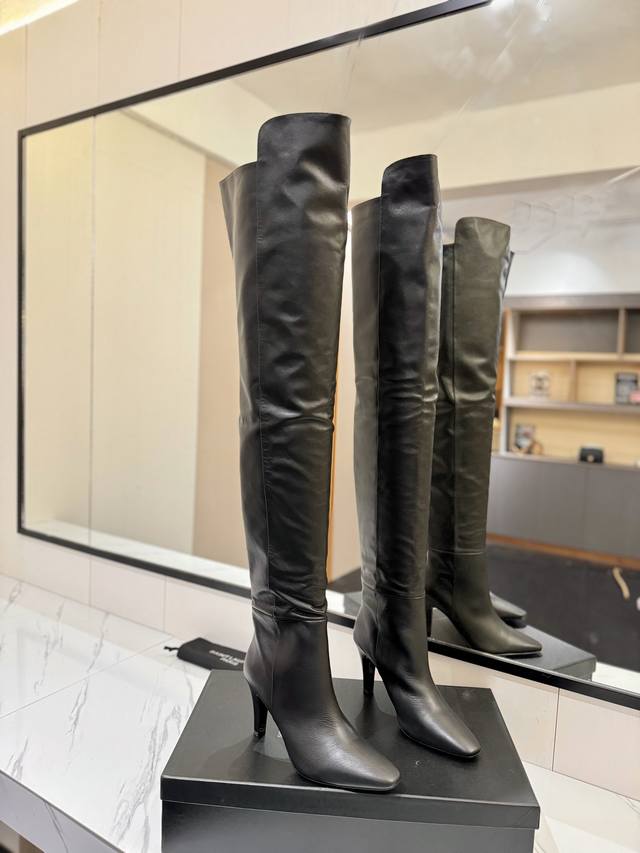 Factory Price: Saint Laurent YSL 26-inch Over-the-Knee Boots Custom Made! Lates