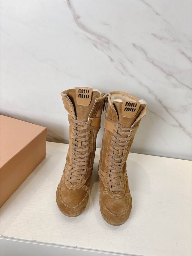Miumiu Autumn/Winter Limited Edition | High-Top Fur Boots, Encounter Your Winter