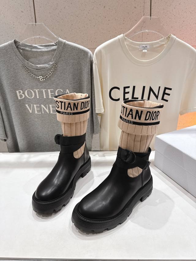 Top-quality elastic sock boots, the new autumn/winter D-Major series Martin boo