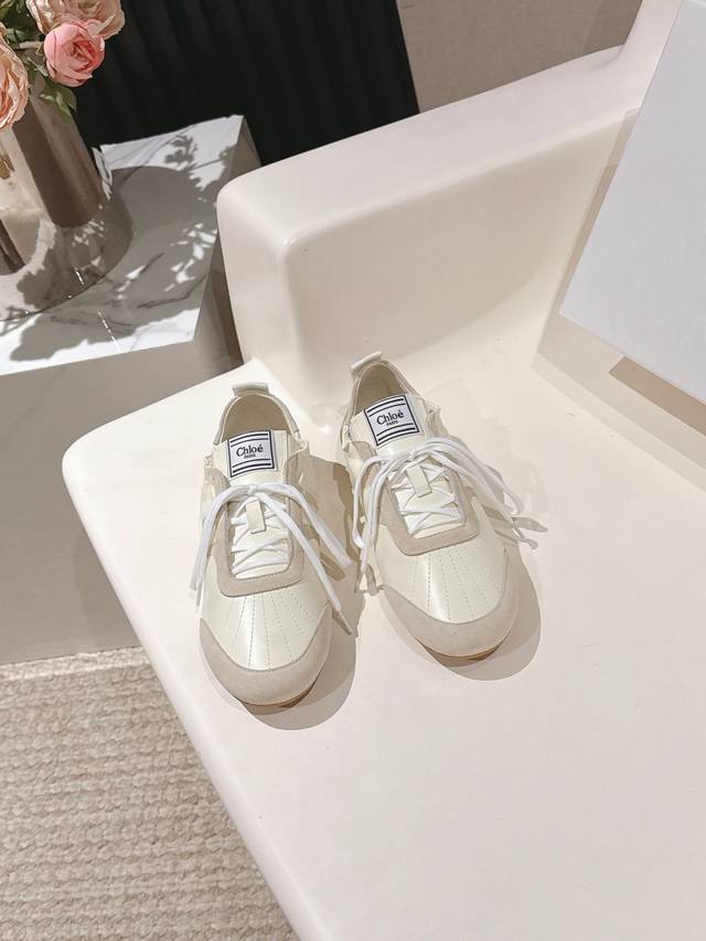 Factory Price p Chloe 25Ss New Kick White Sneakers Series Casual Running Shoes
