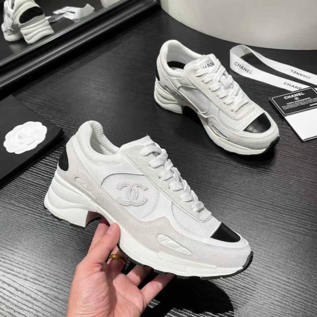 Top-tier low-heeled in-stock Hot-selling Chanel 25K Fall/Winter new high-heeled