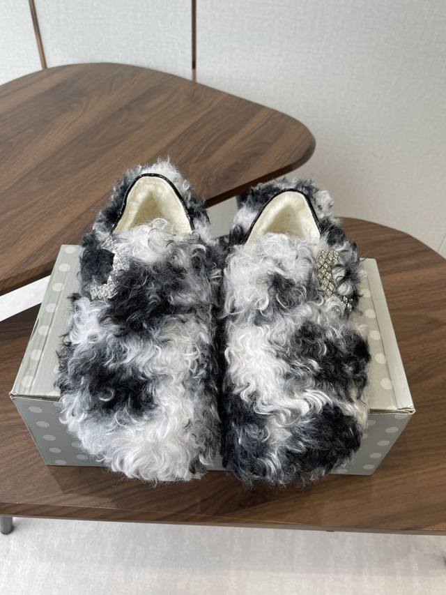 Birkenstock 25Ss Autumn/Winter Wool Trendy Fashion Casual Shoes with Rhinestone