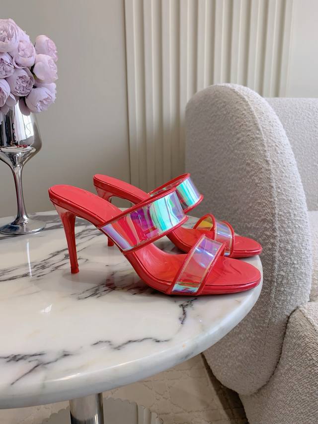 Factory Price p Christian Loubouti* New Red Sole High-Heeled Sandals. Smooth cu