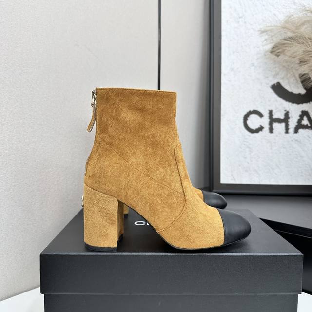 Top-tier version Chanel official website style, new Chanel ankle boots, simple a