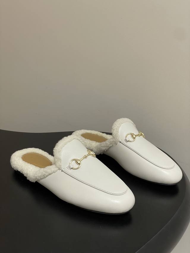 2025 Autumn/Winter New Colorway Gucci Princetown Classic Wool Slippers Series La