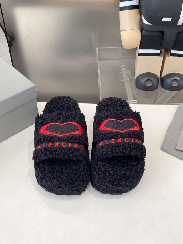 Factory direct thick-soled Balenciaga slippers - New arrival! Balenciaga politi