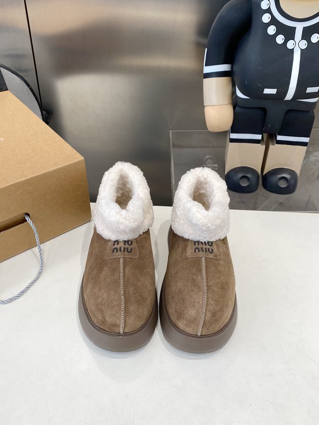 Factory Direct! Miu Miu's super trendy Korean-style mini snow boots are here in