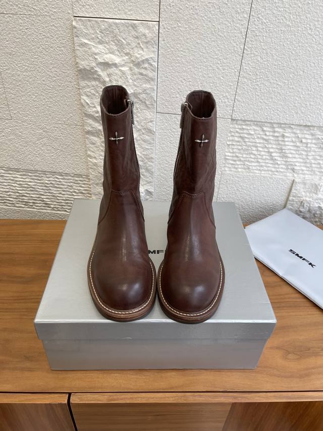 Top Version: Smfk Cross 25Ss Autumn/Winter New Rage Wild Origins Series Ankle Bo