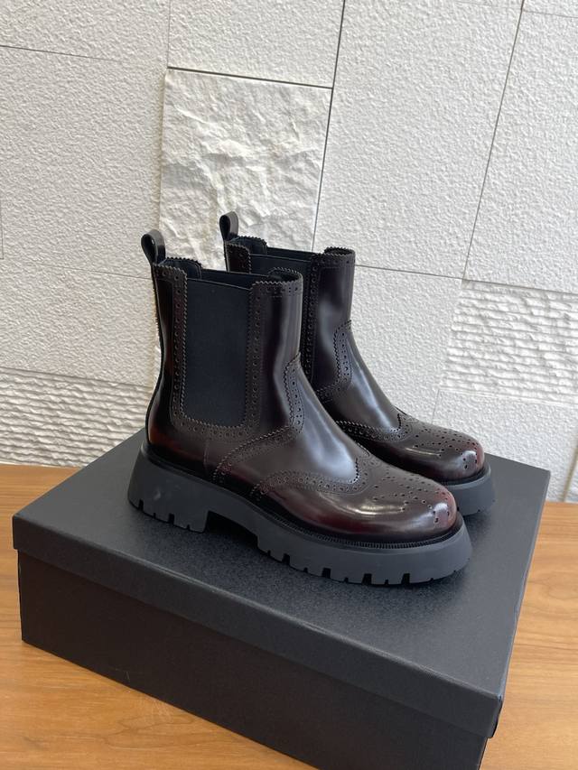 Top Version: Alexander Wang 25Ss Autumn/Winter New Retro Brogue Thick-Soled Chel Top Version: Alexander Wang 25Ss Autumn/Winter New Retro Brogue Thick-Soled Chel