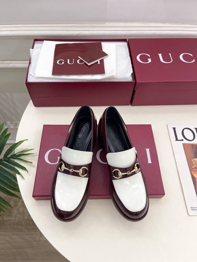 Gucci 2025 Fall/Winter New Arrival: Classic Horsebit Chunky Heel Loafers - The m