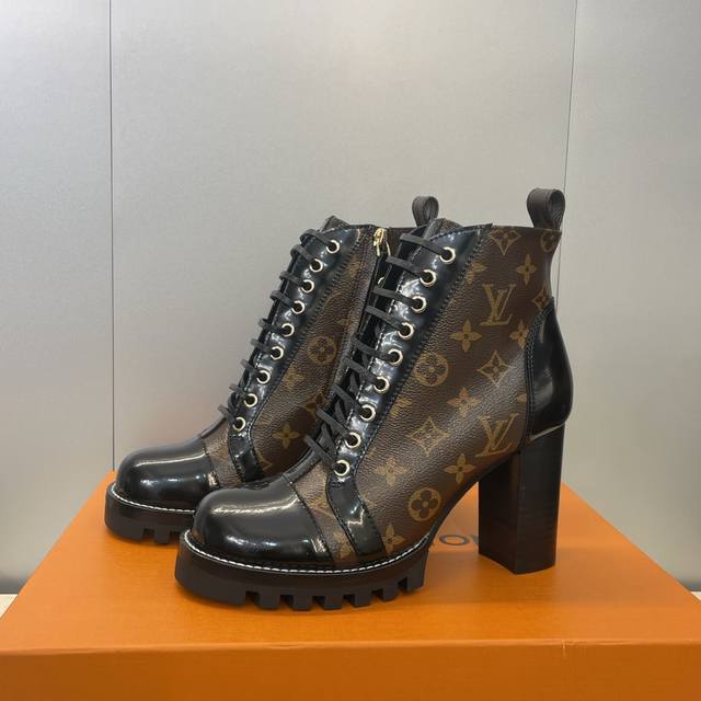 Factory Price Louis Vuitton* 2025 Autumn/Winter New Side Zipper Motorcycle Ankle