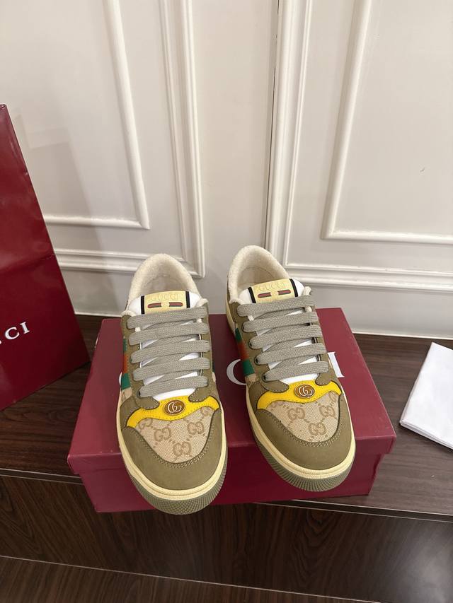 Gucci Screener Series Unisex Sneakers, Couple Style, Dirty Sneakers. The Screen