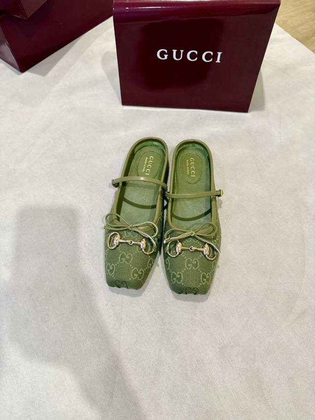 Gucc 2025 Early Autumn 25 Series New Arrival Flat Ballet Flats with Horsebit Buc