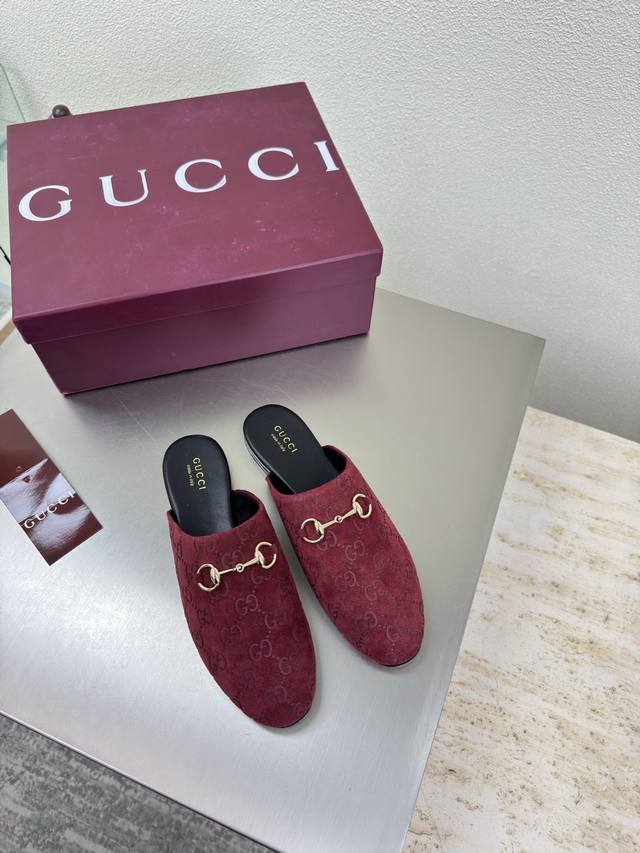 Classic Flat Saddle Buckle Slippers Gucci Double G Logo Classic Saddle Buckle B
