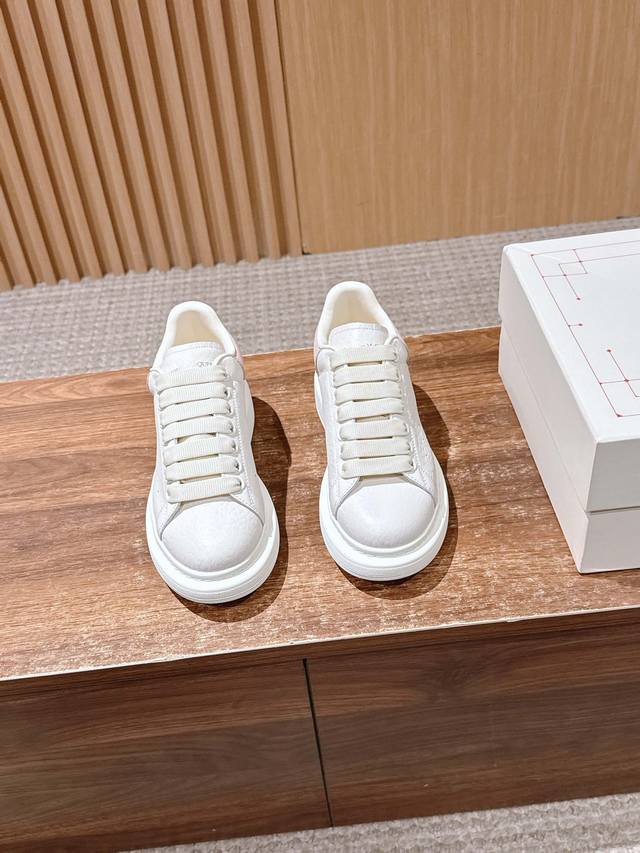 Limited Women's Sizes Pink Leather Heel Beige Upper# McQueen is undoubtedly the