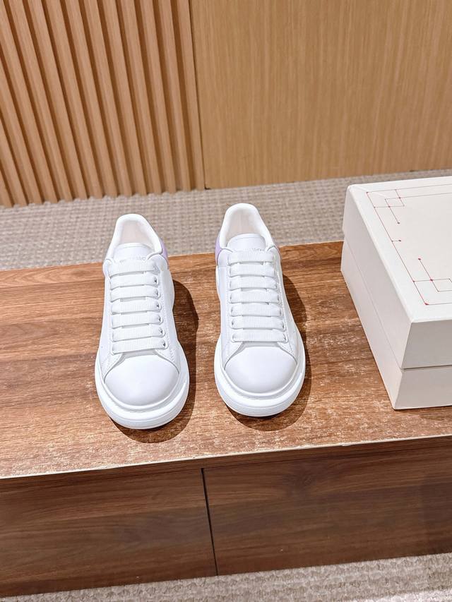 Limited to Women's Sizes, Purple Leather Heel# McQueen is undoubtedly the king o