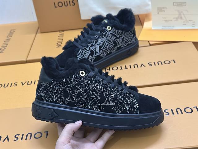 Latest Fur-lined Version Louis Vuitton LV Louis Vuitton On Fw24 New Arrival ~ Au