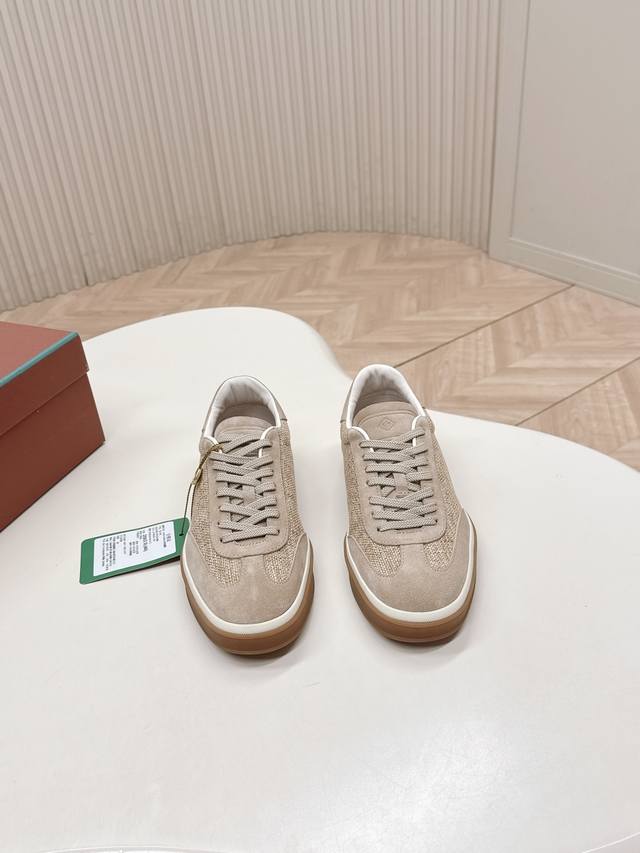 Top-tier version of the Loropiana Weekendwalk casual shoes, featuring suede upp