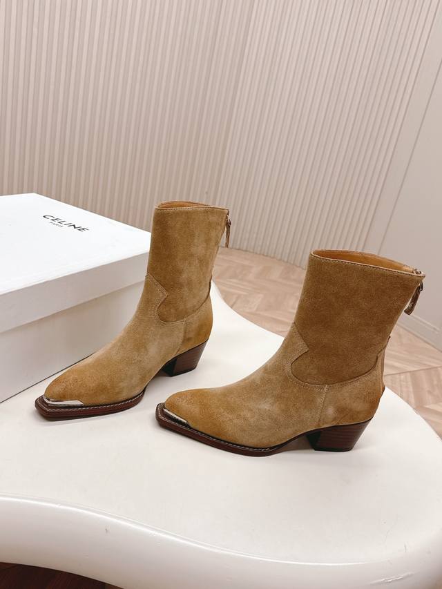 Selling the latest Celine fashion boots from the boutique, a runway style and a