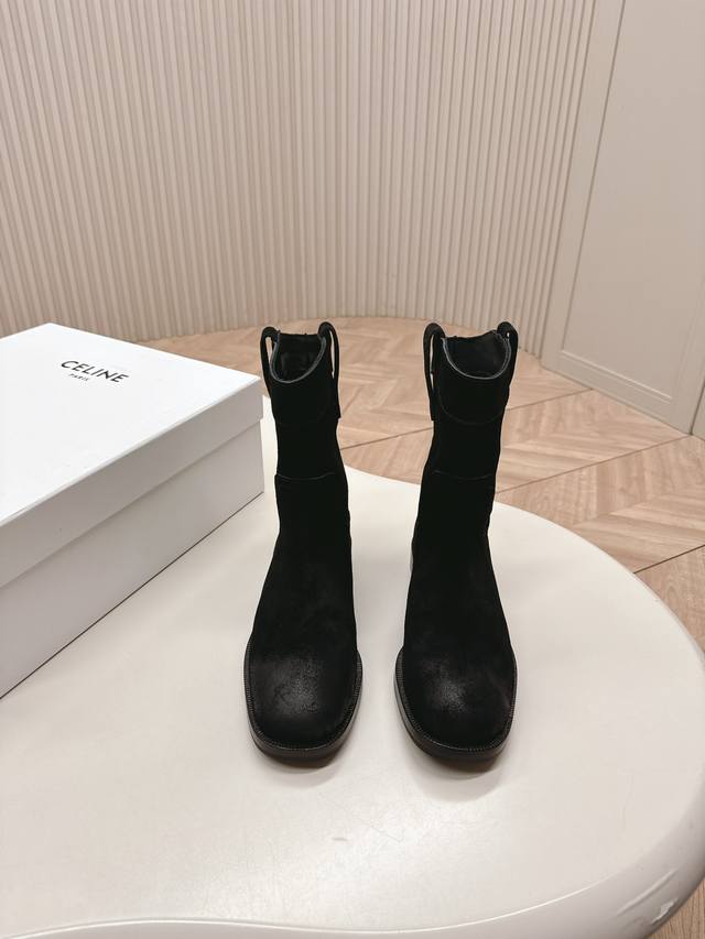 Selling Celine Martin boots, riding boots, Western cowboy boots, stylish retro