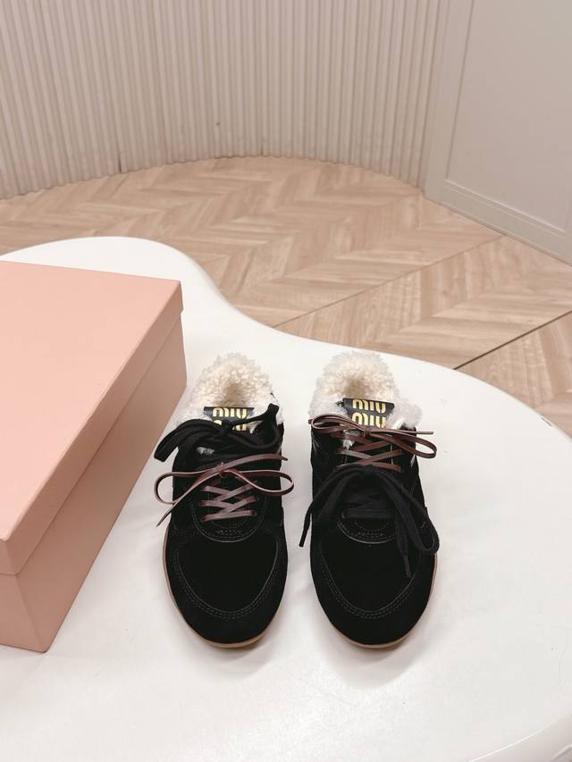 Newest Miu Miu American Retro Style Casual German Training Shoes - A Must-Have