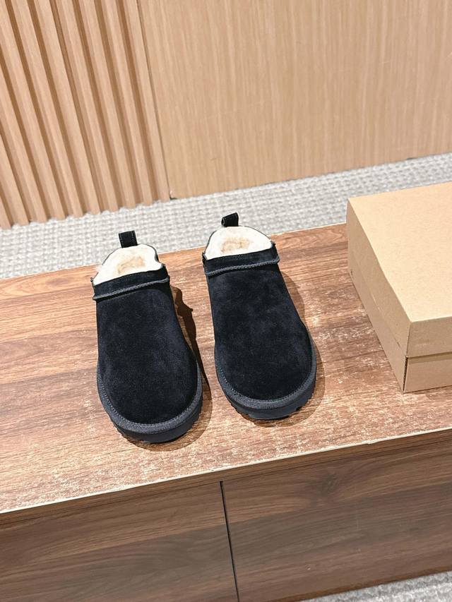 Ugg Slip-on thin-soled snow boots for autumn and winter, a trendy item that even
