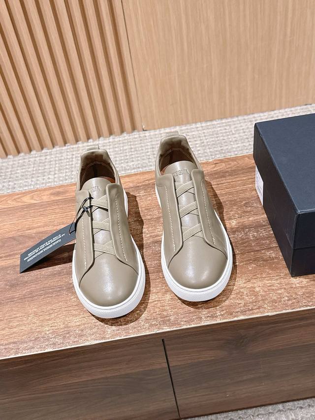 Made in Dongguan# Zegna Xxx Series 14Milmil14 Wool Triple Stitch Casual Shoes Th