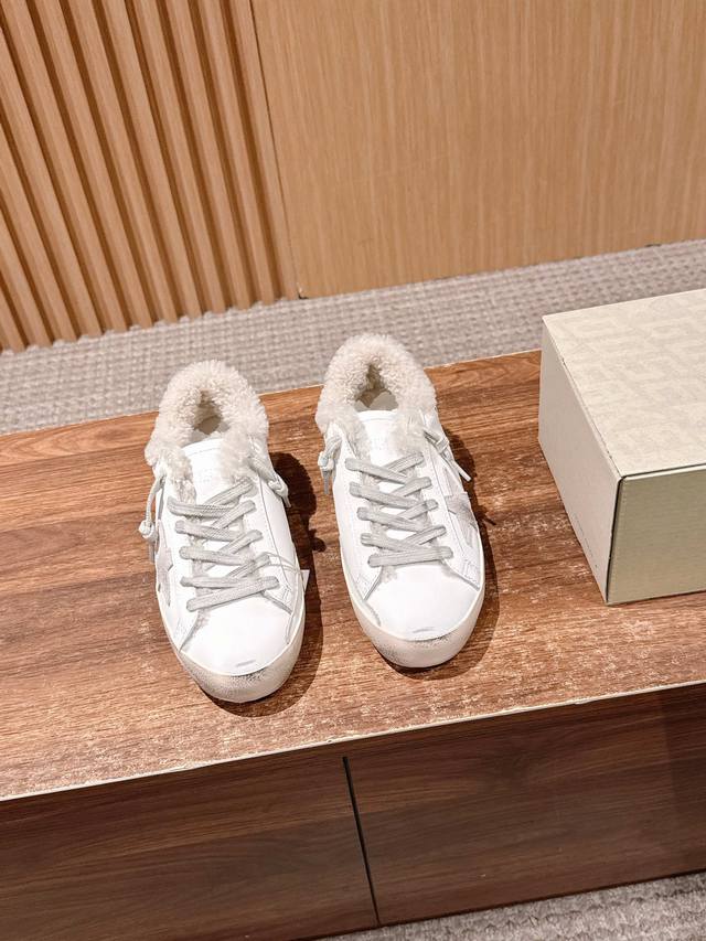 Couple Code#Dirty Shoes & Furry Shoes Ootd Adorable Real Lambswool I've been obs