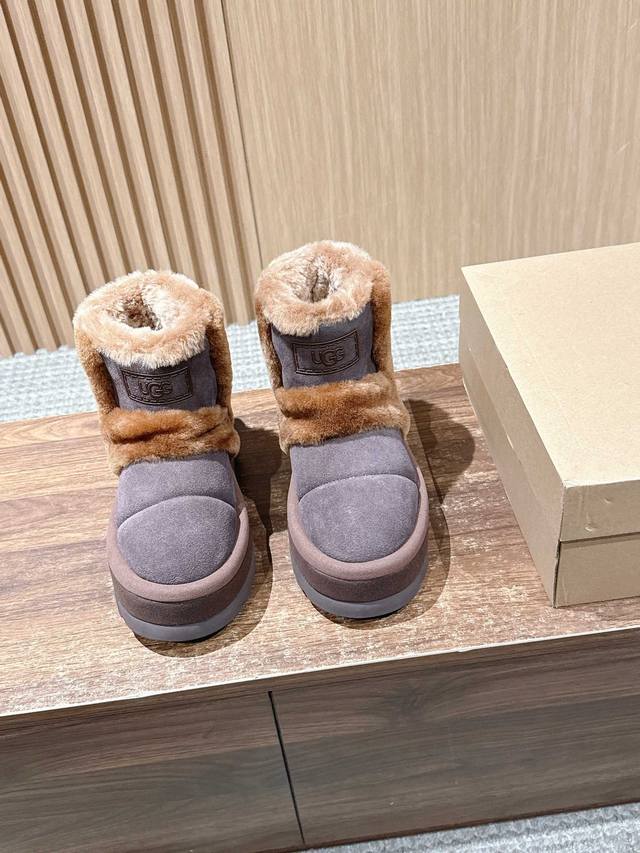 Adult Style Ugg New Winter Hot Item Top-of-the-Line Caterpillar Snow Boots Thic