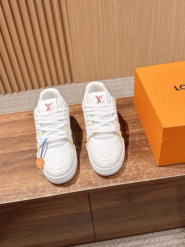 Couple Size# Louis Vuitton Casual Sneakers Skateboard Shoes Classic Return, You