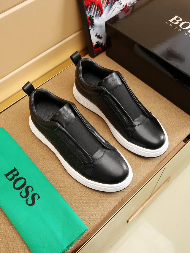 New 2025 release: Boss casual men's athletic shoes. The upper uses the latest e