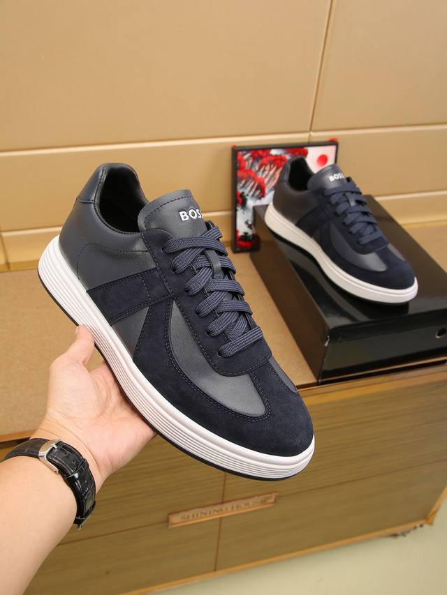 New 2025 release! Boss casual men's athletic shoes. The latest design on the up