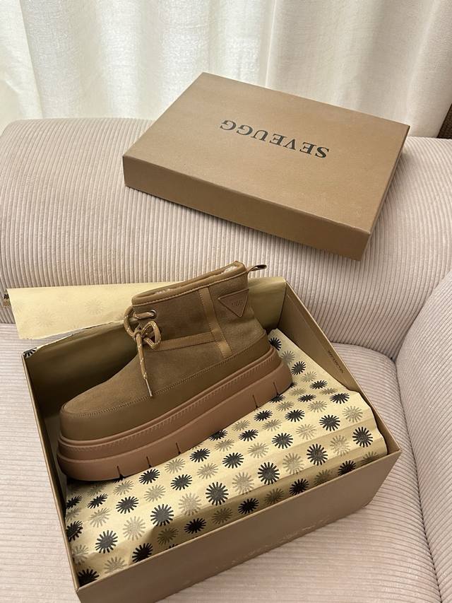 Ugg platform joggers Three colors, sizes 35-40! Snow boots, chestnut color with