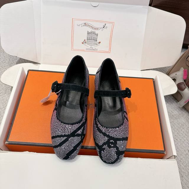 Factory Price Hermes Light Ballet Flats, stylish and versatile, super comfortab