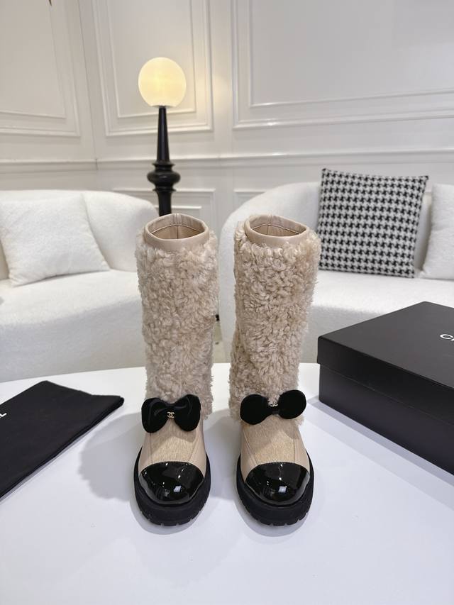 Factory direct Chanel Fall/Winter heavy-duty wool ankle boots A highly recommen