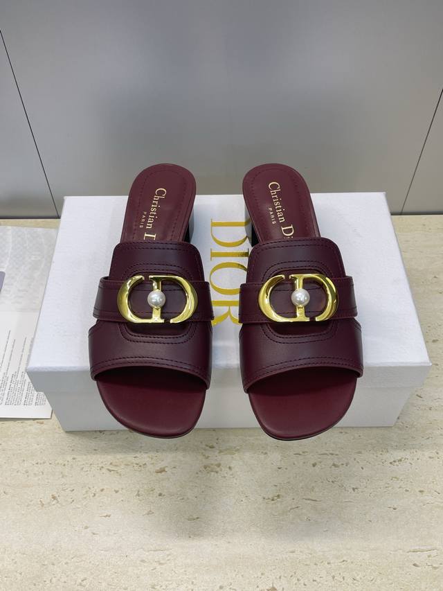 Factory price Dior 2026 Spring/Summer New D-Club Jelly Color Hollow-out Cross St