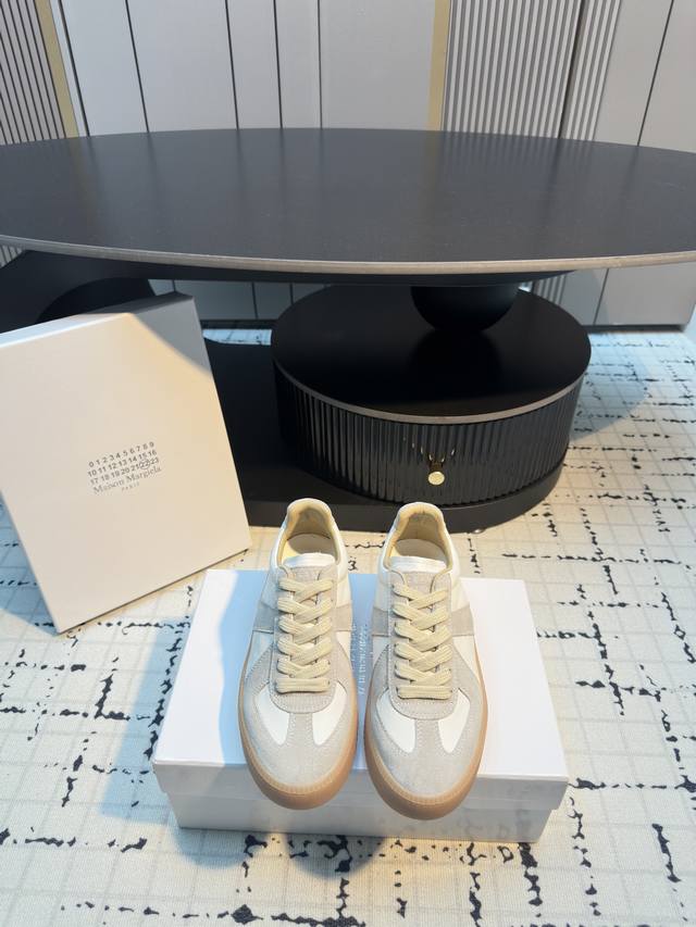 Margiela's New Patchwork Platform German Training Shoes Margiela's platform Ger