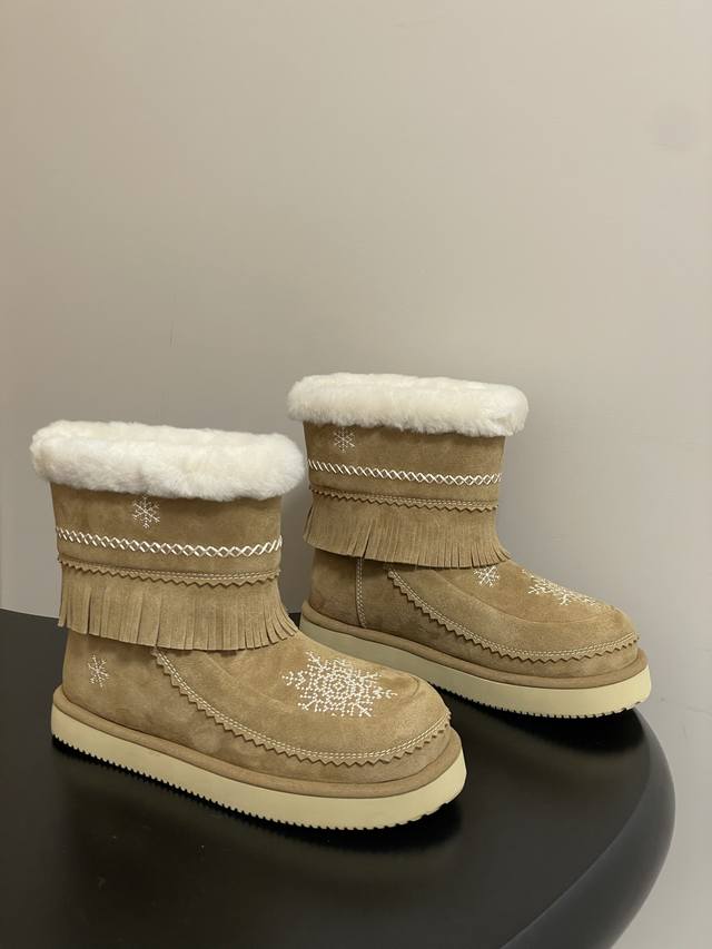 Niche brand Unfolio 25Fw Autumn/Winter New Popular Style Tassel Embroidered Thi