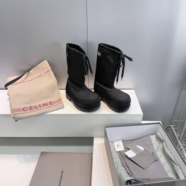 High-quality factory-made high boots! Top-quality couple's style! Balenciaga 25