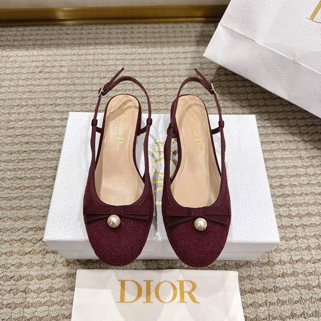 Retailer Level! Dior Haute Couture New Ballet Shoes, Iconic Embroidered Cannage