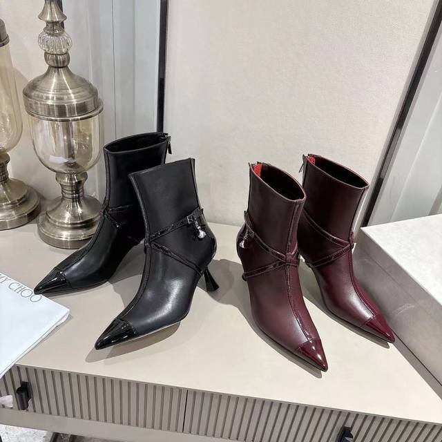 Jimmy Choo 2025 Early Autumn Aren Pum High Heels, made of imported soft lambskin